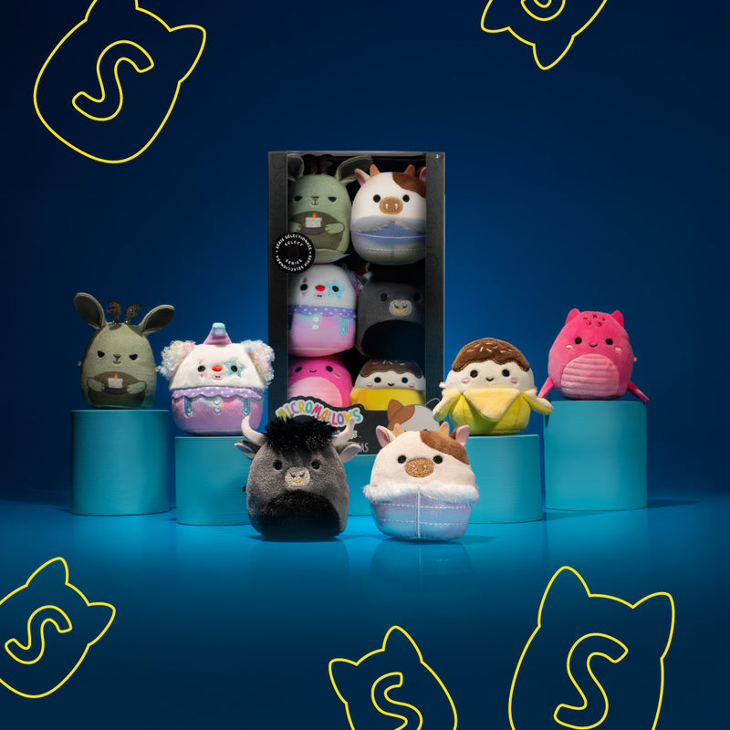 Micromallows Select Series 6-Pack - Ronnie, Junie, X. Axis, Ennis, Martha, Lake