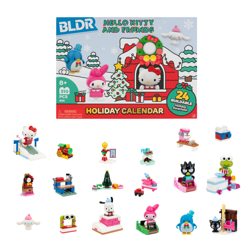 BLDR Hello Kitty and Friends 2025 Advent Calendar Building Set
