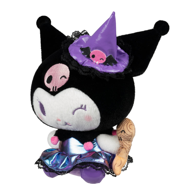 Hello Kitty and Friends 8-Inch Kuromi Halloween Plush Wearing a Witch Costume