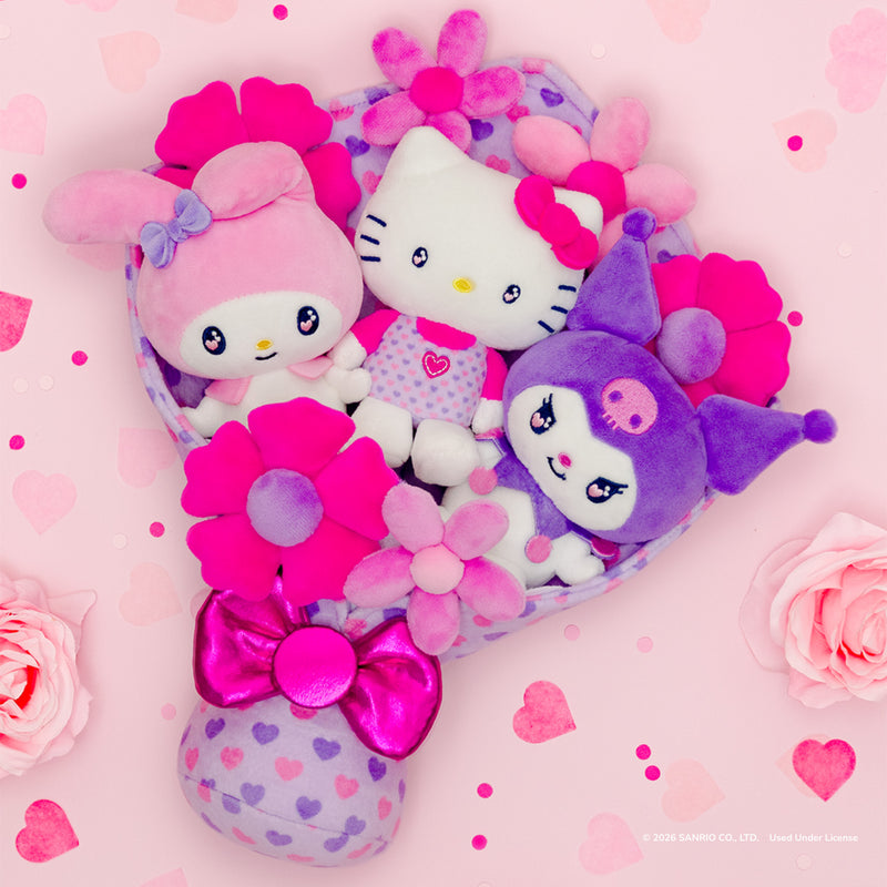 Hello Kitty and Friends 12-Inch Plush Special Valentine’s Bouquet